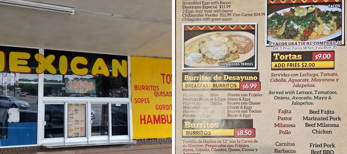 Mi Ranchitoo Taqueria Menu